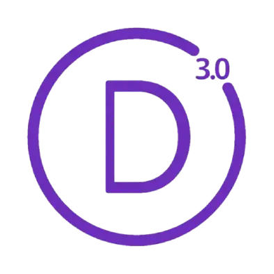 Logo Divi - Thème builder utilisé par Migrinfo pour concevoir des sites personnalisés