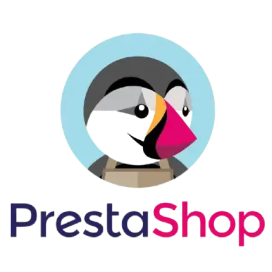 Logo PrestaShop - Plateforme e-commerce utilisée par Migrinfo