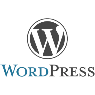 Logo WordPress - CMS utilisé par Migrinfo pour la création de sites web