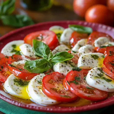 Insalata caprese Insalata caprese Créer un site web pour restaurant et traiteur