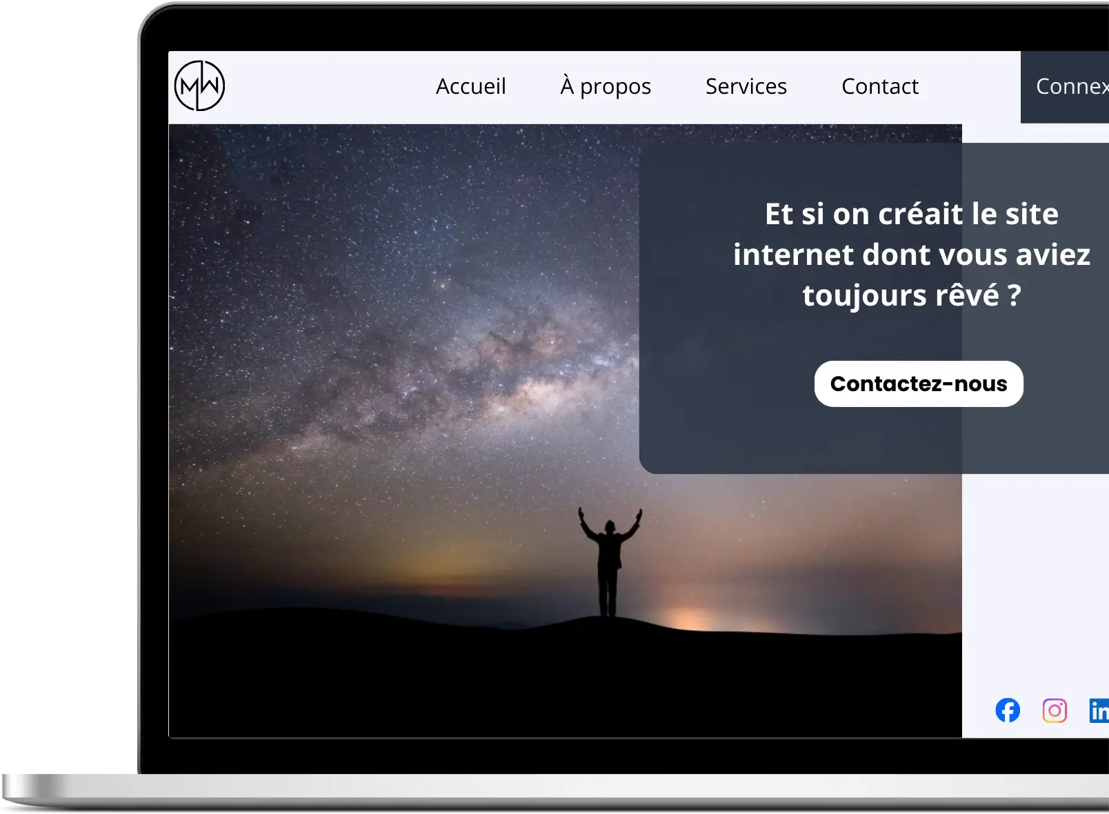 Image de création site internet