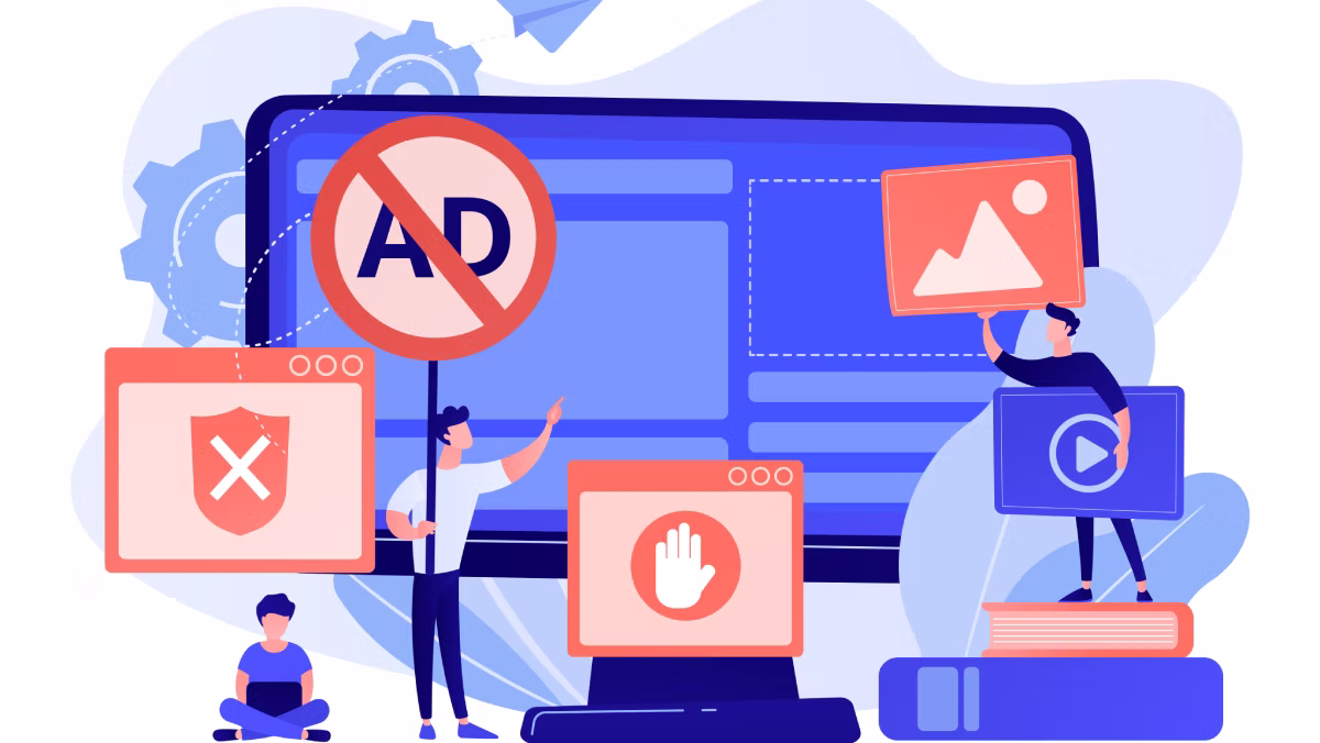 Illustration d’un site gratuit avec publicités et limitations